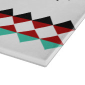 Personalisiertes südwestaztekisches Stammdesign Schneidebrett (Ecke)