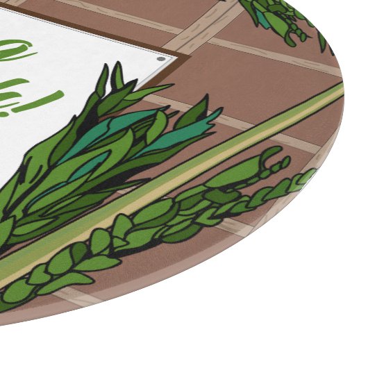 Personalisiertes Sukkot Schneidebrett (Ecke)
