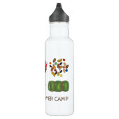 Personalisiertes Summer Camp Camping Wasserflasche Trinkflasche (Rechts)