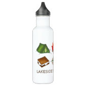 Personalisiertes Summer Camp Camping Wasserflasche Trinkflasche (Links)