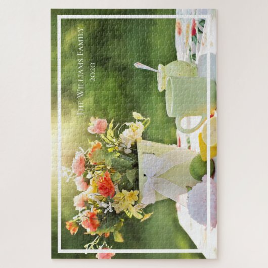 Personalisiertes Summer Tee Party Puzzle (Vertikal)