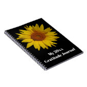 Personalisiertes Sunflower Journal-Notebook Notizblock (Rechte Seite)