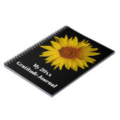 Personalisiertes Sunflower Journal-Notebook Notizblock (Linke Seite)