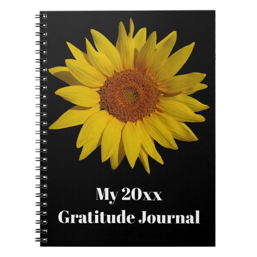 Personalisiertes Sunflower Journal-Notebook Notizblock (Vorderseite)