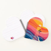 Personalisiertes Sunset-Paddle-Board-Notizbuch Notizblock (Innenseite)