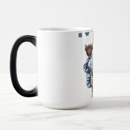 Personalisiertes Super-Mama-Geschenk mit Sohn und  Verwandlungstasse