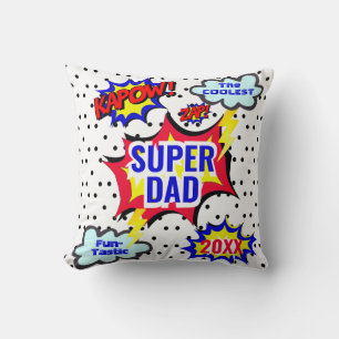 Personalisiertes Superhelden-Comic-Throw-Kissen Kissen