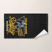 Personalisiertes Surfen Skelettreiten Wellenreiten Badhandtuch Set (Handtuch)