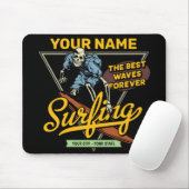 Personalisiertes Surfen Skelettreiten Wellenreiten Mousepad (Mit Mouse)