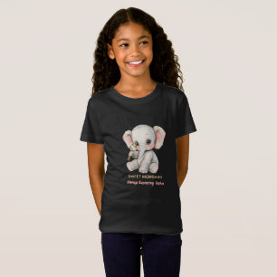 Personalisiertes süße Erinnerungen Elefant Kinder T-Shirt