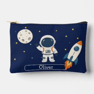 Personalisiertes Süßes Astronaut Mond Weltraum Kin Zubehörtasche