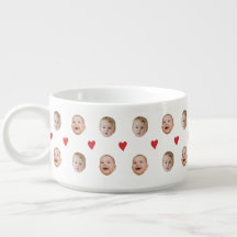 Personalisiertes süßes Babygesicht 2 Fotos