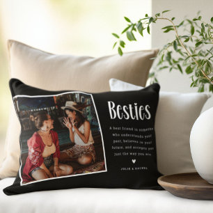 Personalisiertes süßes BFF-Foto-Geschenk für beste Lendenkissen