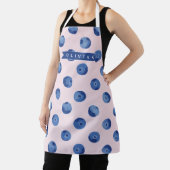 Personalisiertes Süßes Blaubeer-Aquarell-Geschenk Schürze (InSitu)