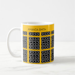 Personalisiertes süßes ethnisches Muster Kaffeetasse
