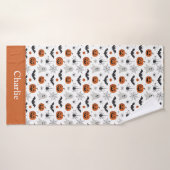 Personalisiertes süßes Halloween Badehandtuch (Badehandtuch)