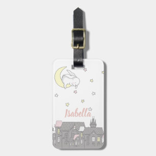 Personalisiertes Süßes Häschen Liebes-Windeltasche Gepäckanhänger