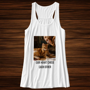 Personalisiertes süßes Katzenmutter-Familienhausti Tank Top