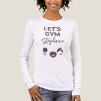 Personalisiertes Süßes Kawaii Let's Gym