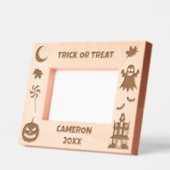 Personalisiertes Süßes oder Saures Halloween Geätzte Rahmen (Links)