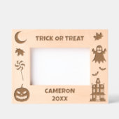 Personalisiertes Süßes oder Saures Halloween Geätzte Rahmen (Vorderseite)