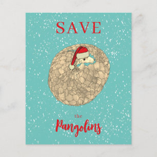 Personalisiertes Süßes Pangolin Weihnachtsbudget