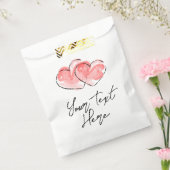 Personalisiertes süßes Wasserfarbenherz Geschenktütchen (Versiegelt)