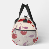 Personalisiertes Süßkirchen-Muster Süß Mädchen Ret Duffle Bag (Rechts)