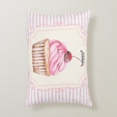 Personalisiertes Süßkuchen Shabby Chic Border Dekokissen (Vorderseite(Vertikal))