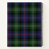 Personalisiertes Sutherland Tartan Kariertes Famil Notizblock (Rückseite)