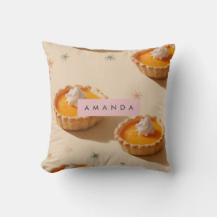 Personalisiertes Sweet Custard Tart Muster Kissen