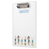 Personalisiertes Synchro-Synchro-Synchro-Trainings Klemmbrett (Links)