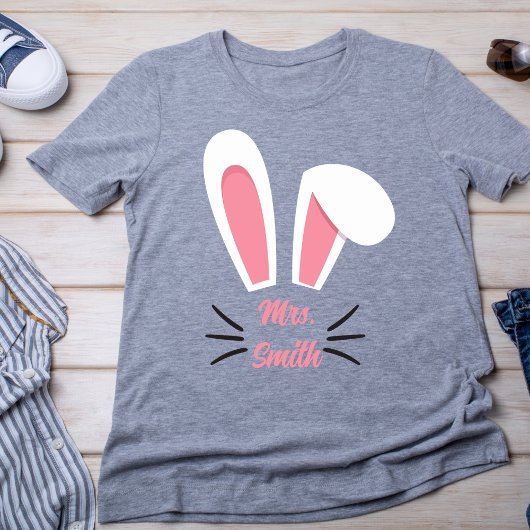 Personalisiertes T-Shirt "Bunny Oars"
