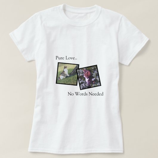 Personalisiertes T-Shirt für Haustierliebhaber (Design vorne)
