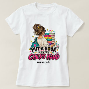 Personalisiertes T-Shirt für Leselhrer als Geschen