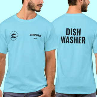 Personalisiertes T-Shirt für Restaurant-Geschirrsp