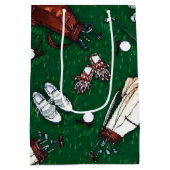 Personalisiertes T-Shirt Time Golf Mittlere Geschenktüte (Rückseite)