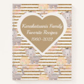 Personalisiertes Tabby Cat Keepake Rezept Buch (Vorderseite)