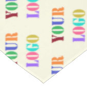 Personalisiertes Tablett mit Ihrem Firmenlogo Tischdecke (Schrägansicht)