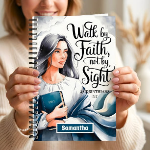 Personalisiertes Tagebuch für christliche Frauen ' Notizblock