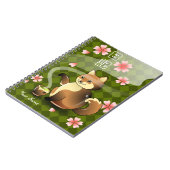 Personalisiertes Tagebuch japanische Teekanne (Linke Seite)