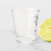 Personalisiertes Take a Shot Schnapsglas (Links)