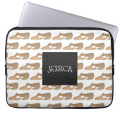 Personalisiertes Tan Lyrical Shoe Dance Teacher-Ge Laptopschutzhülle (Vorderseite)
