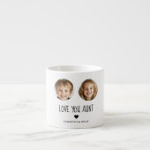 Personalisiertes Tante-Geschenk | Angepasstes Gesi Espressotasse (Vorderseite)