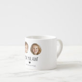 Personalisiertes Tante-Geschenk | Angepasstes Gesi Espressotasse (Vorderseite Rechts)
