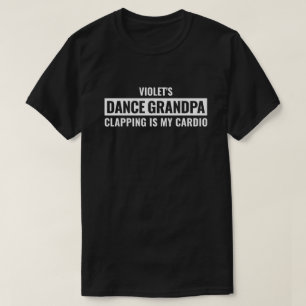Personalisiertes Tanz-Opa für Männer, individuelle T-Shirt