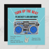 Personalisiertes Tanz-Party laden ein Einladung (Vorne/Hinten)