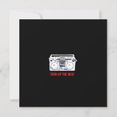 Personalisiertes Tanz-Party laden ein Einladung (Rückseite)