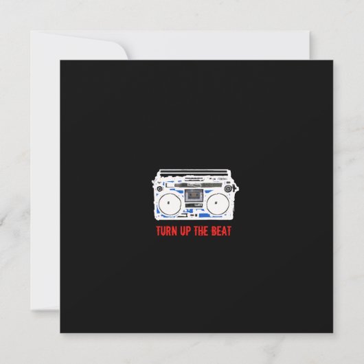 Personalisiertes Tanz-Party laden ein Einladung (Rückseite)