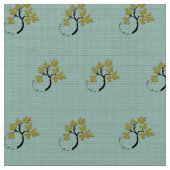 Personalisiertes Tanzbaum Olive Green 60" Stoff (Nahaufnahme)